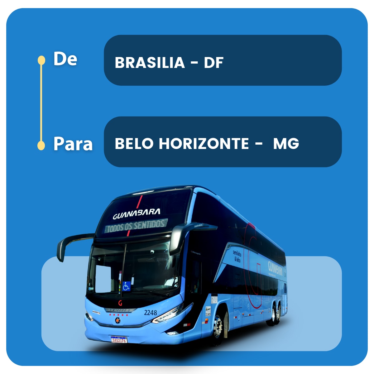 BRASILIA - DF - BELO HORIZONTE -  MG